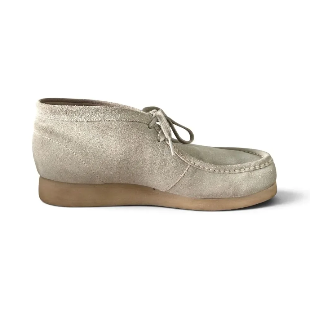 Clarks Padmore II 2 Men's 10.5M Sand Suede Leather Moc Toe Chukka 63446